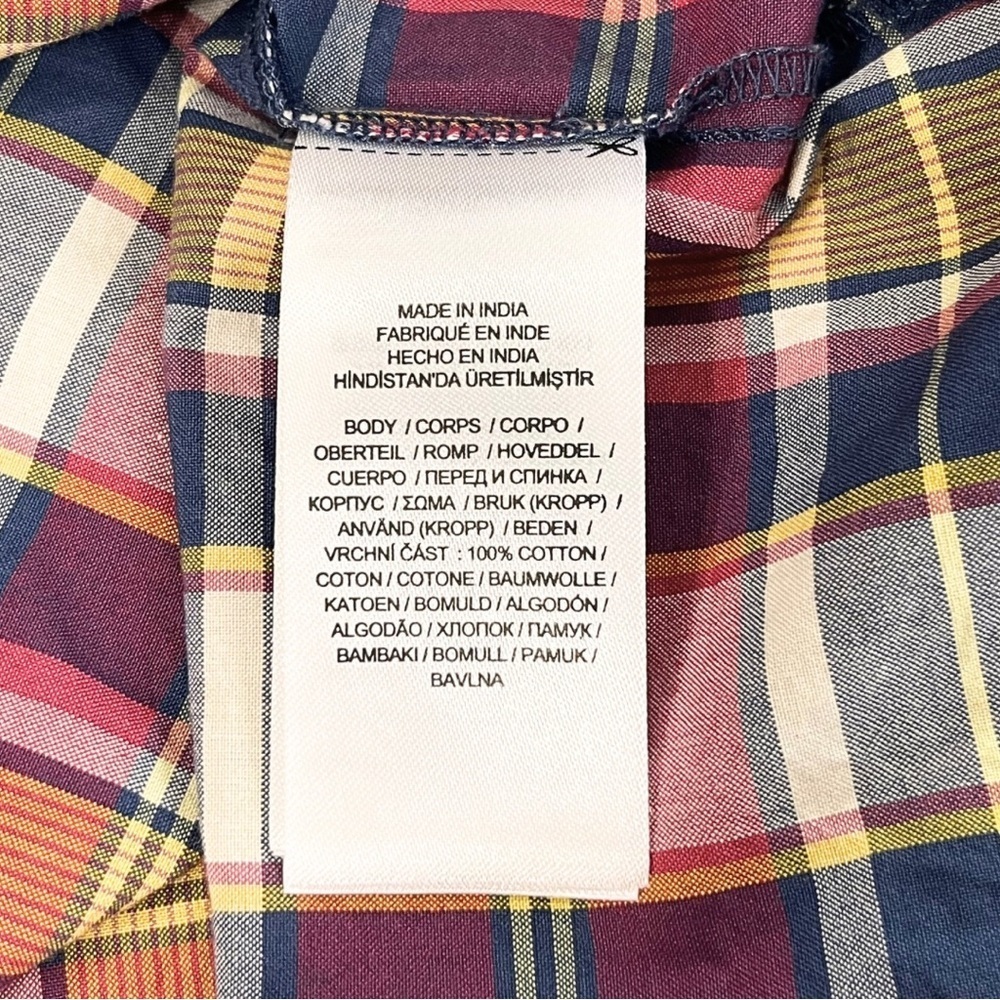 Lauren Ralph Lauren Tie Neck Plaid Blouse - Picture 11 of 16